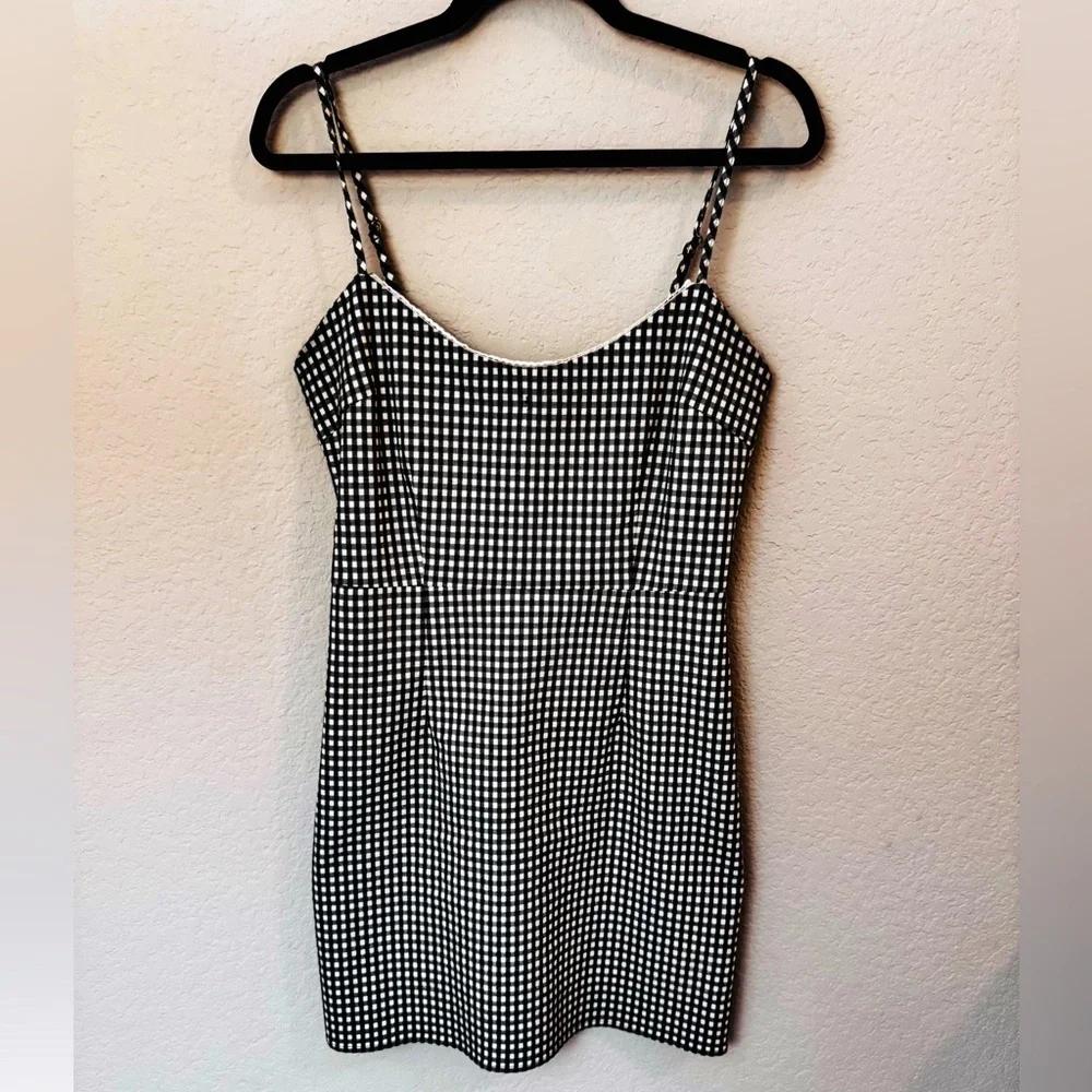 Urban Outfitters Black and White Sheath Mini Dress - Picture 2 of 5